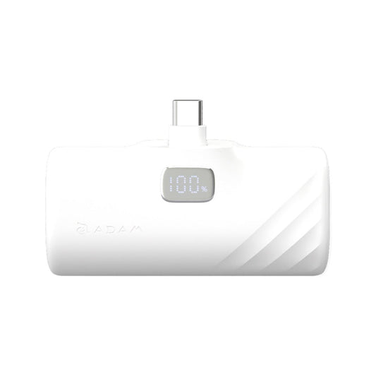 Adam Element Gravity F5C Pocket Power Bank 5000 mAh - White
