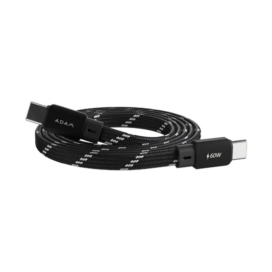 Adam Element Casa C to C Magnetic Flat Cable 60W 1M - Black