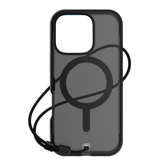 เคส Bodyguardz Ace Pro รองรับ MagSafe สำหรับ iPhone 16 Pro สี Smok/Black จากแบรนด์ BODYGUARDZ