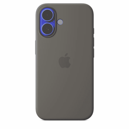 Apple Silicone Case MagSafe iPhone 16 - Stone Gray
