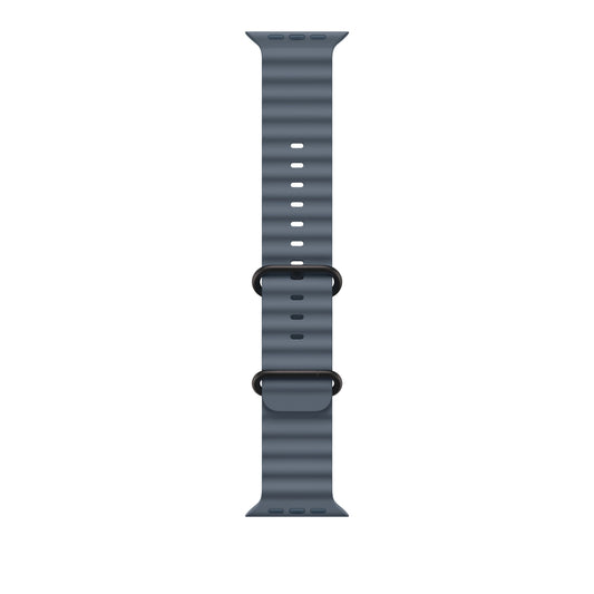 49mm Anchor Blue Ocean Band - Black Titanium Finish
