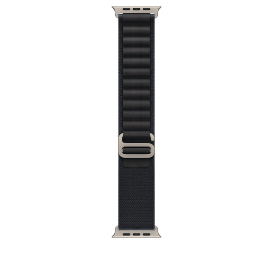 49mm Black Alpine Loop - Small - Natural Titanium Finish