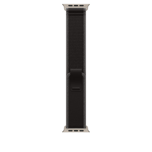 49mm Black/Charcoal Trail Loop – M/L - Natural Titanium Finish