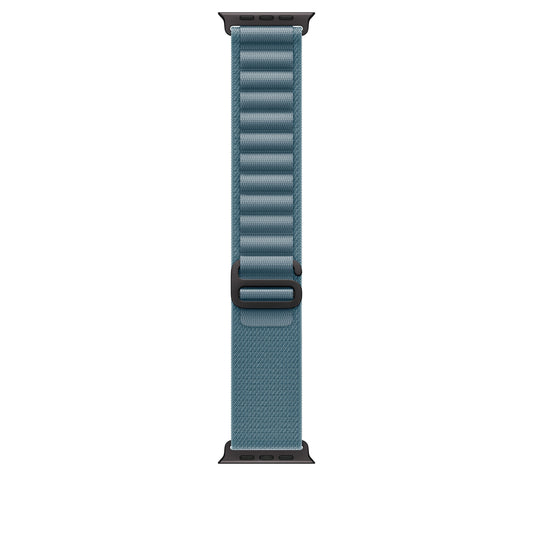49mm Light Blue Alpine Loop - Large - Black Titanium Finish