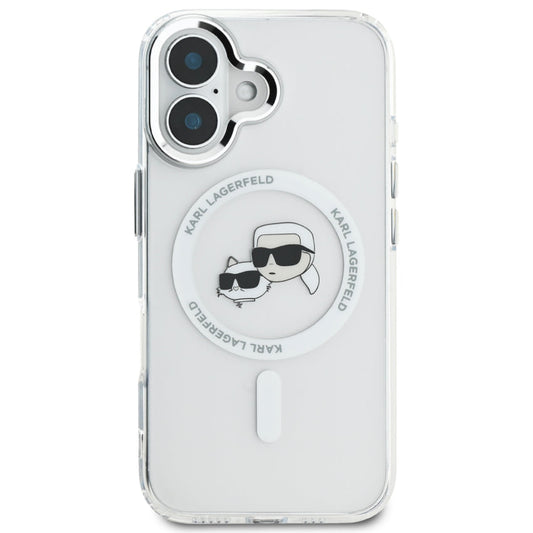 เคสไอโฟน Karl Karl-Choupette Head สำหรับ iPhone 16 Plus สี White จากแบรนด์ KARL LAGERFELD
