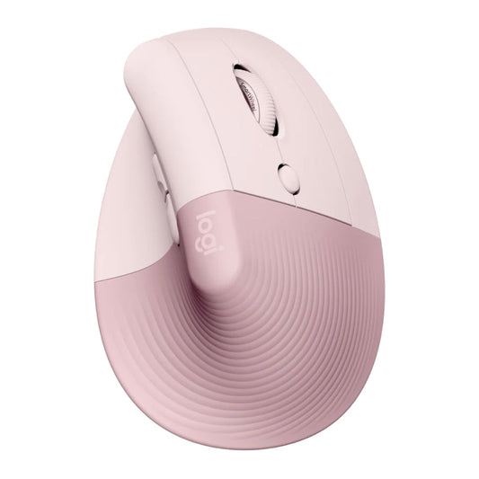 เมาส์ไร้สาย Logitech Lift Vertical Ergonomic Mouse สี Dark Rose จากแบรนด์ LOGITECH
