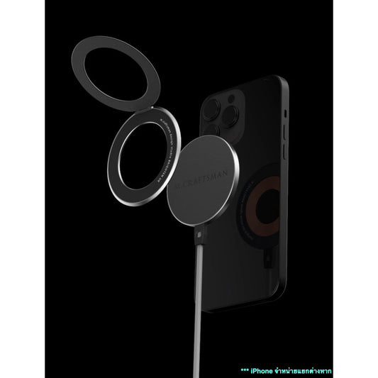 M.CRAFTSMAN PowerRing Magsafe Wireless Charger - Grey