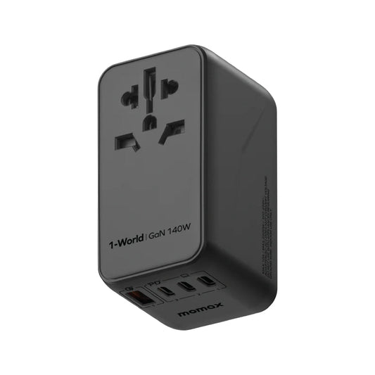 MOMAX 1-World 120W GaN 4-port + AC travel adapter