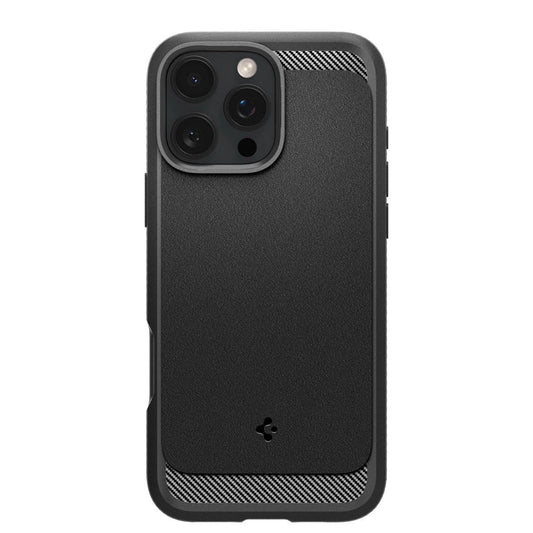 iPhone 16 Pro Case Spigen Rugged Armor Magfit - Matte Black