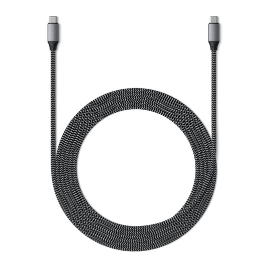 สายชาร์จ Satechi USB-C to USB-C สี Space Gray ยาว 2 เมตร ชาร์จเร็ว 100 วัตต์ และ โอนข้อมูล 480 Mbps