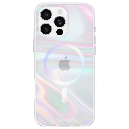 iPhone 16 Pro Max Case Case MateSoap Bubble Iridescent with MagSafe