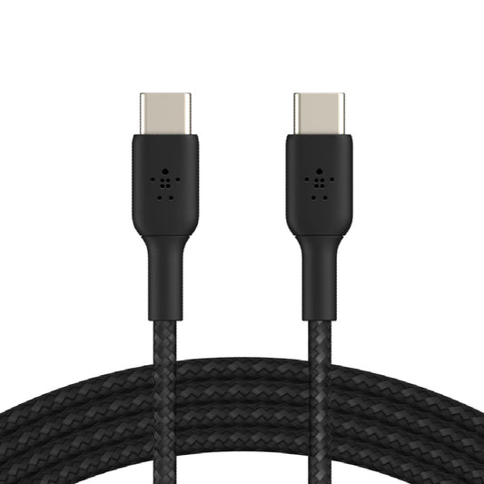 BELKIN BOOST CHARGE Braided USB-C to C Cable 60W 1M - Black