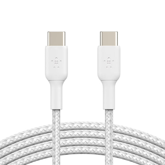 BELKIN BOOST CHARGE Braided USB-C to C Cable 60W 1M - White