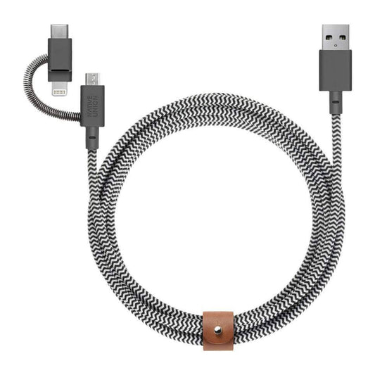 NATIVEUNION Belt Cable Universal 2M - Zebra