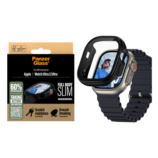 Apple Watch Ultra 2 Case PanzerGlass Full Body Slim (49 mm) - Black