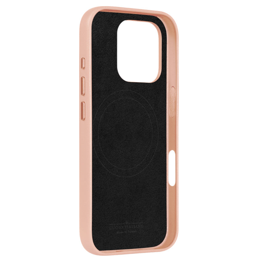 Alto Clop Leather Magnetic Case for iPhone 16 Pro Max - Pink