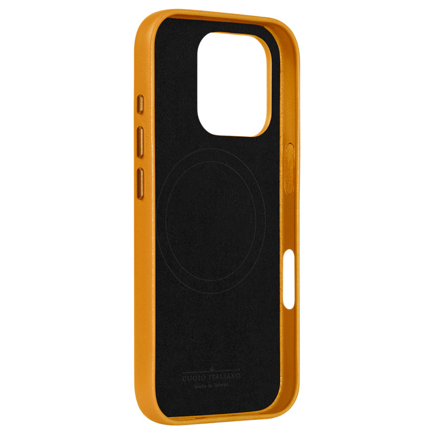 Alto Clop Leather Magnetic Case for iPhone 16 Pro Max - Caramel