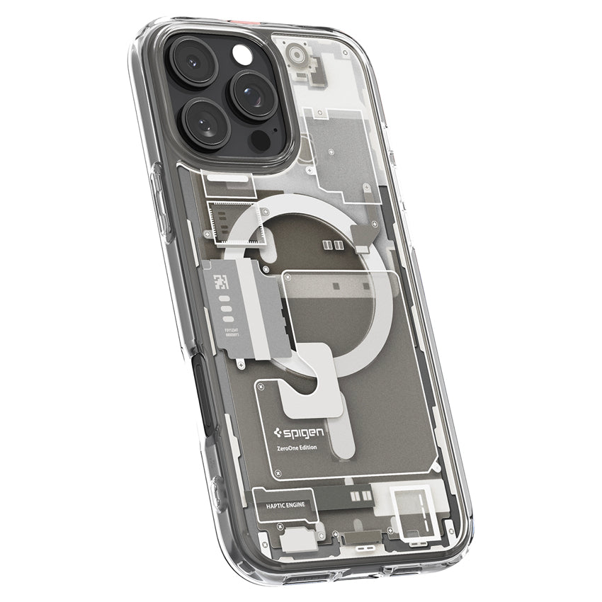 iPhone 16 Pro Max Case Spigen Ultra Hybrid Magfit - Zero One Natural Titanium