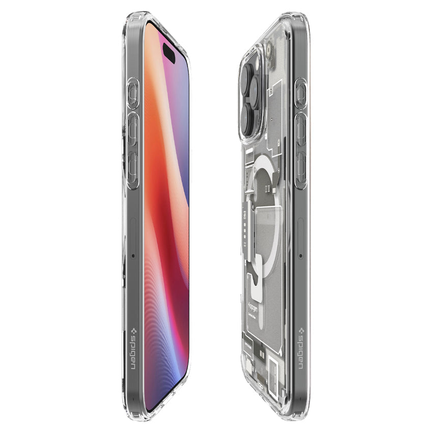 iPhone 16 Pro Max Case Spigen Ultra Hybrid Magfit - Zero One Natural Titanium