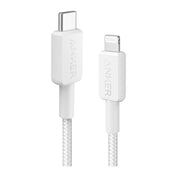 Anker 322 USB-C to Lightning Cable (6ft,Braided) - White