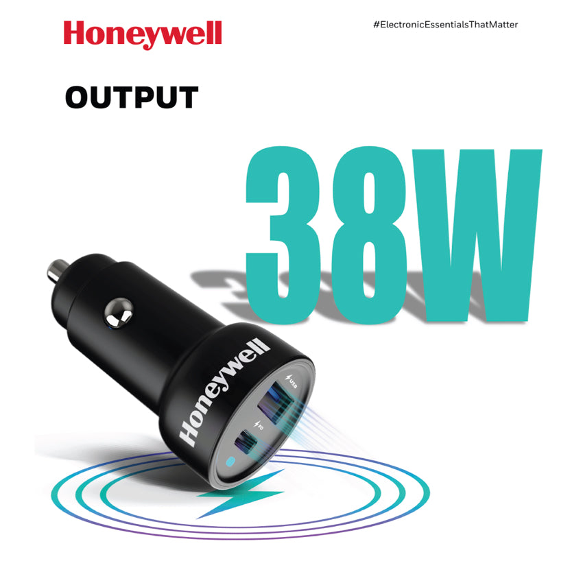 Honeywell Micro CLA 38W PD Smart Car Charger