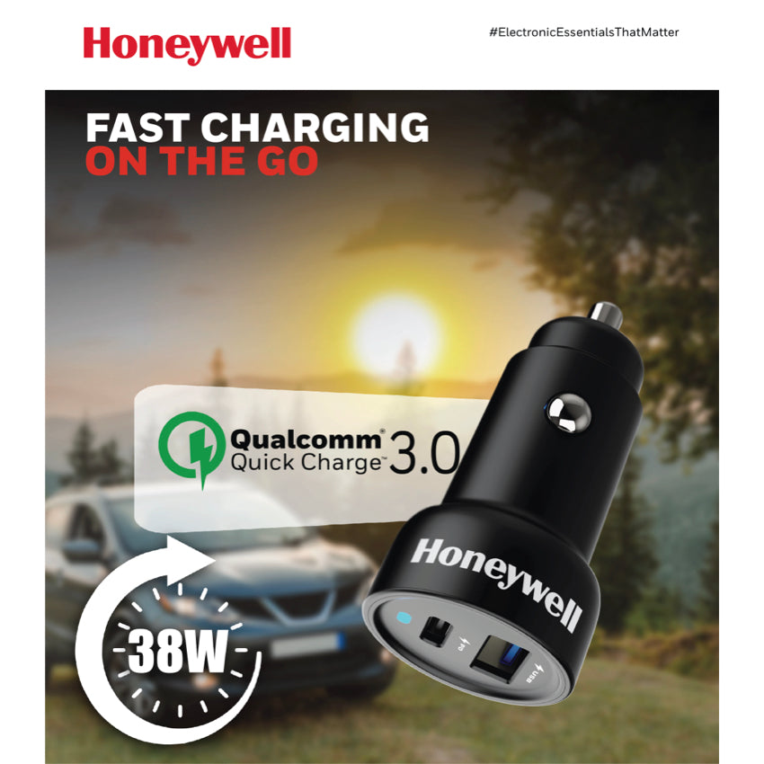 Honeywell Micro CLA 38W PD Smart Car Charger