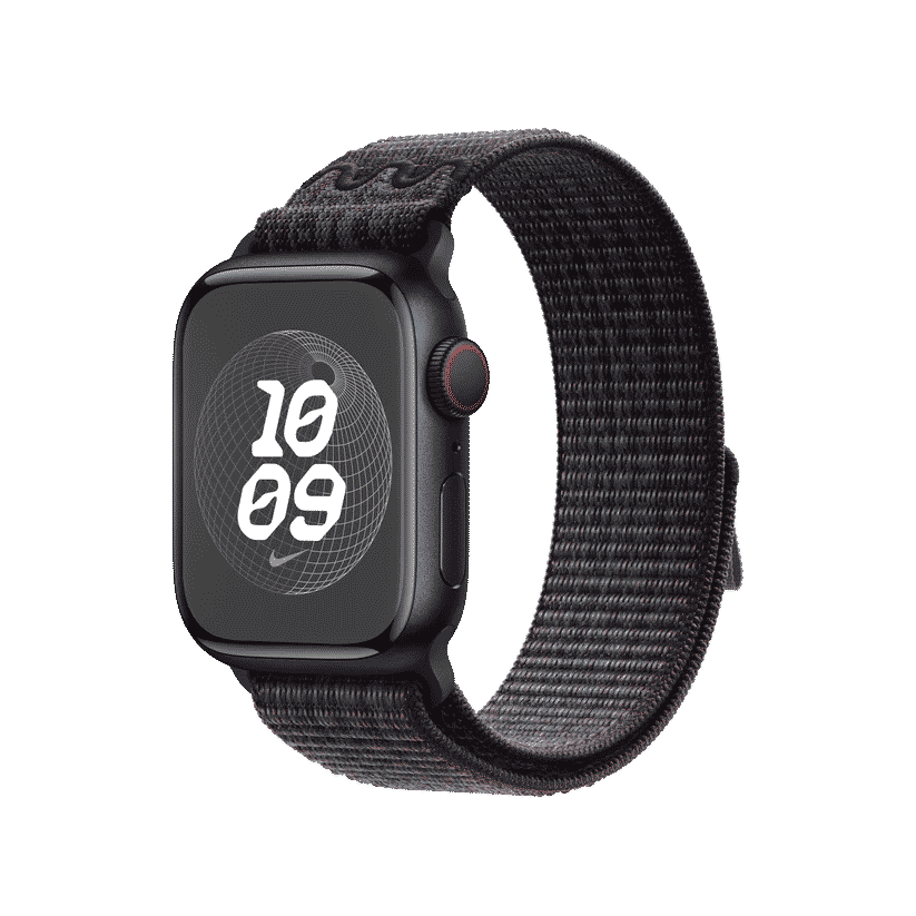 41mm Black/Blue Nike Sport Loop