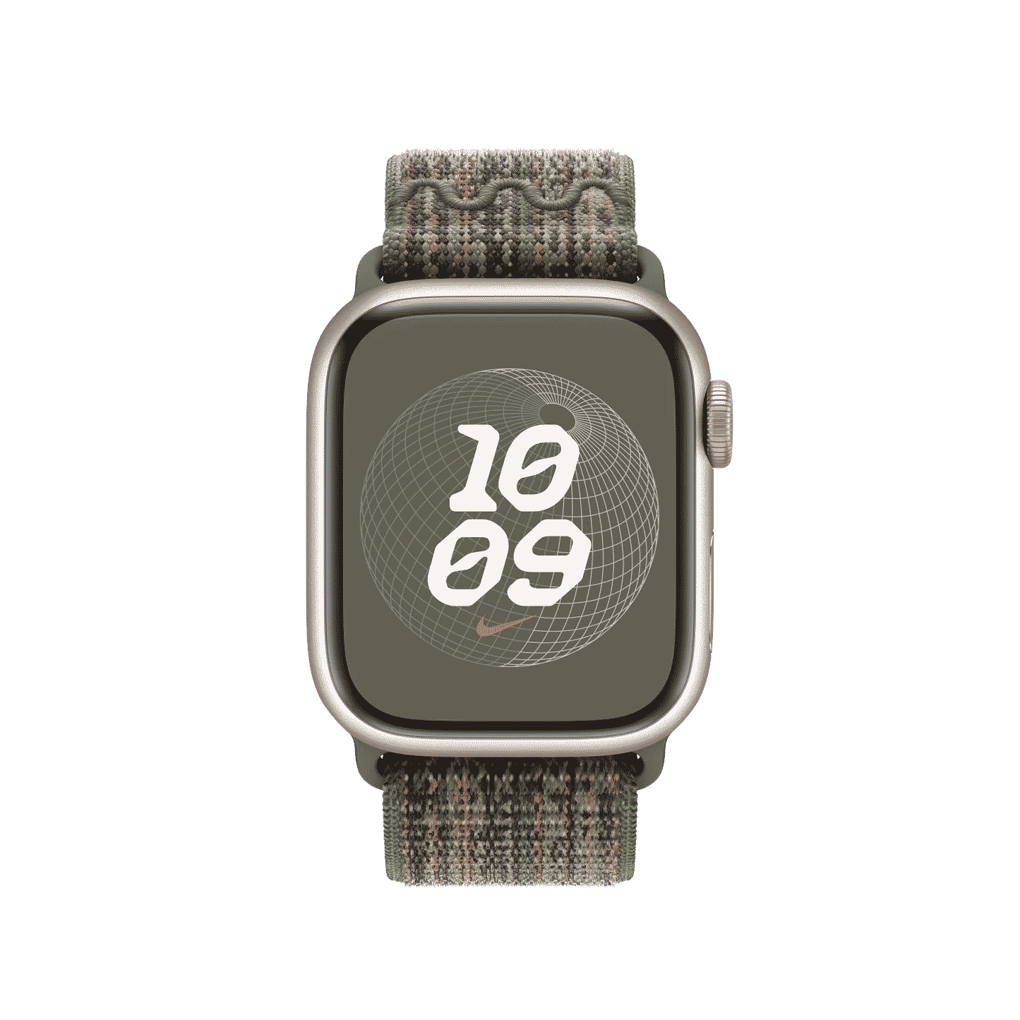41mm Sequoia/Orange Nike Sport Loop