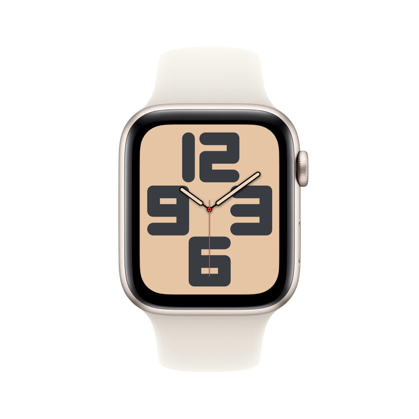 Apple AW 44mm Starlight Aluminium Case SE G2 GPS + Cellular - Starlight Sport Band S/M