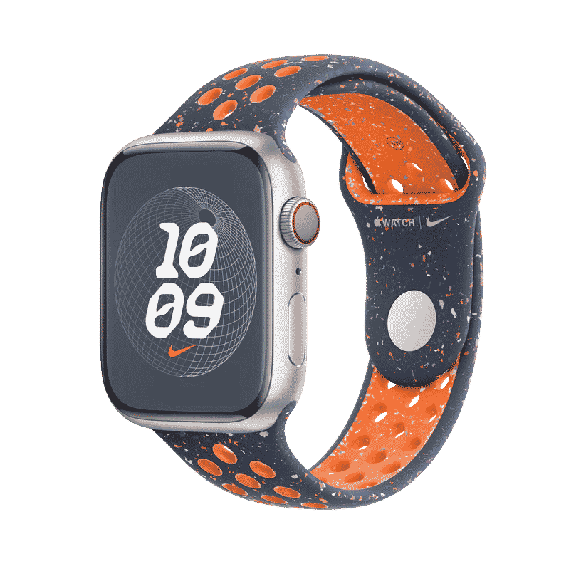 45mm Blue Flame Nike Sport Band - M/L