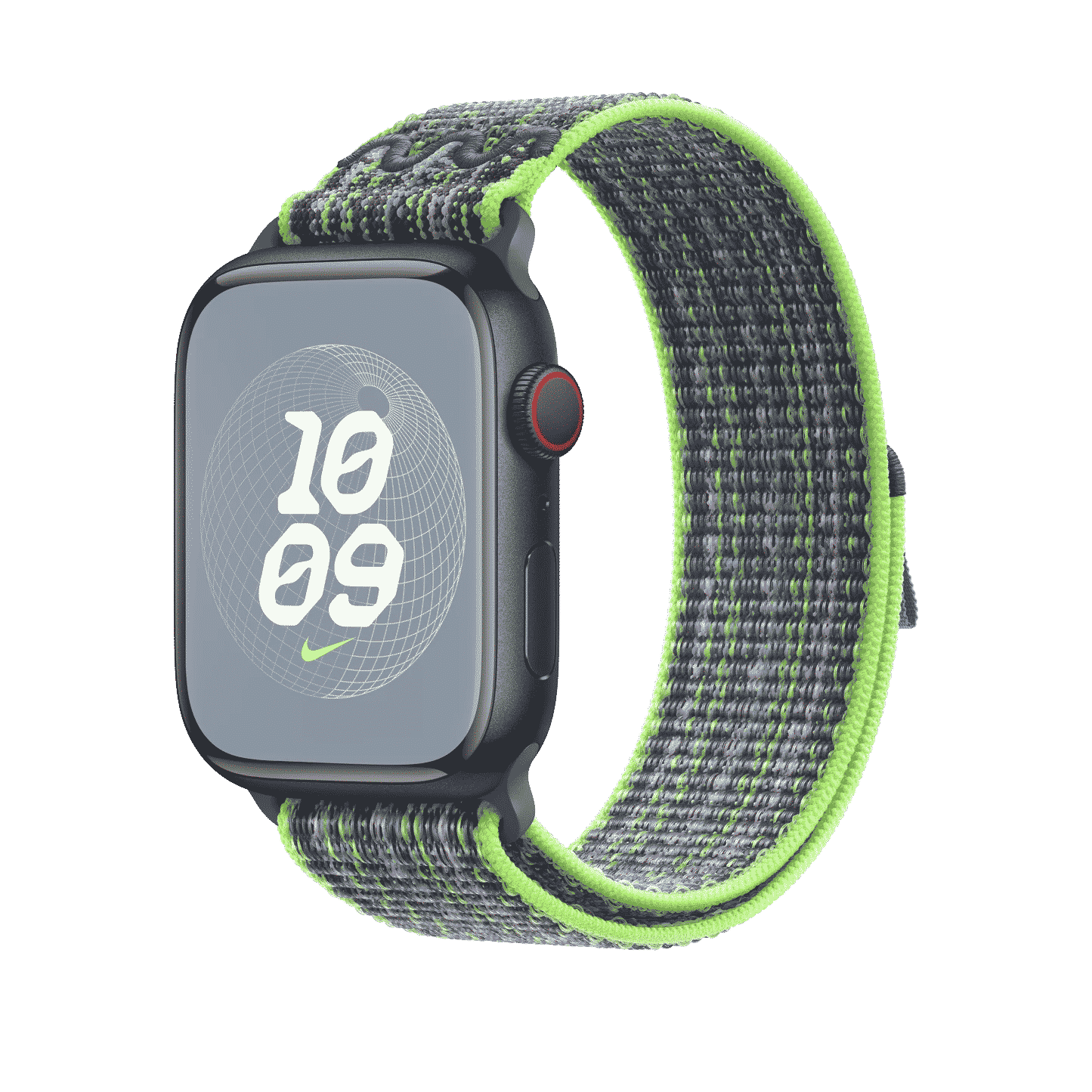 45mm Bright Green/Blue Nike Sport Loop