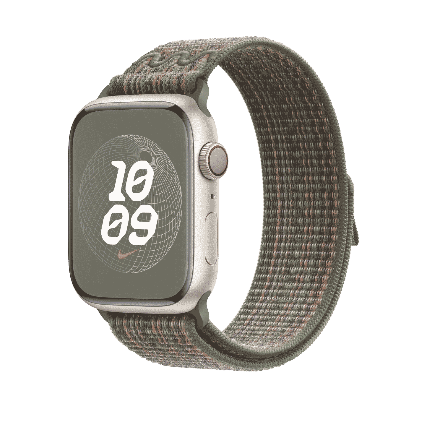 45mm Sequoia/Orange Nike Sport Loop