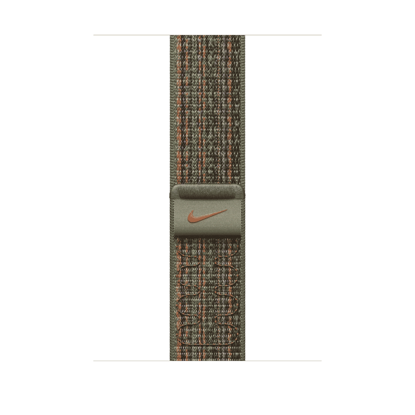 45mm Sequoia/Orange Nike Sport Loop