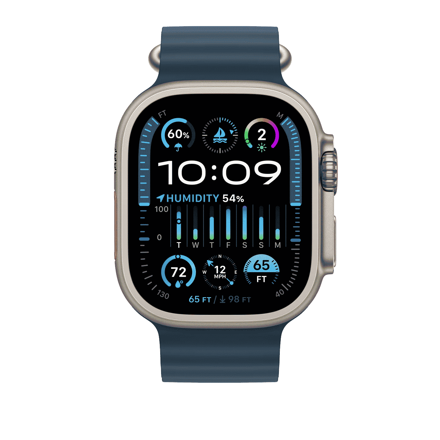 49mm Blue Ocean Band Extension