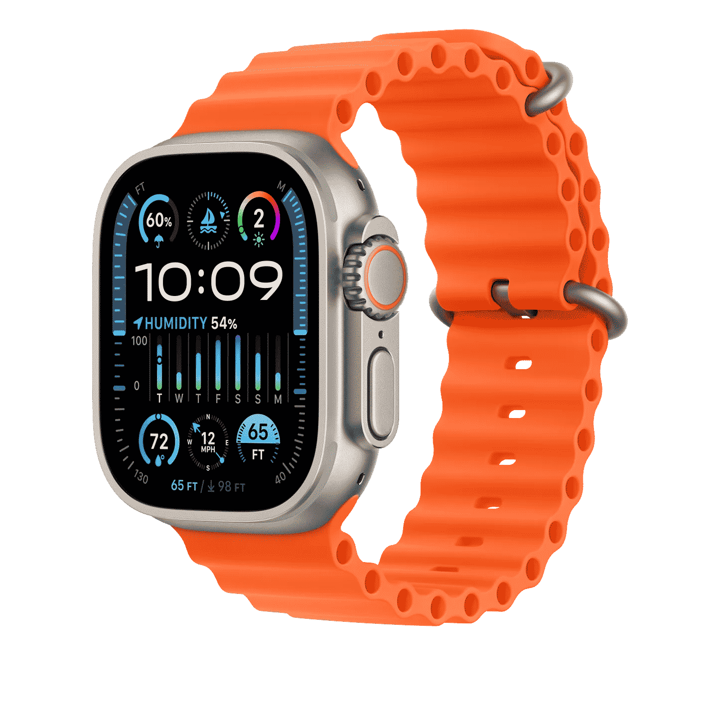 49mm Orange Ocean Band Extension