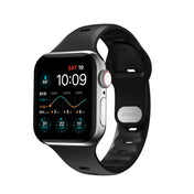 NOMAD Sport Slim FKM for Apple Watch 40/41mm Black - Silver Hardware