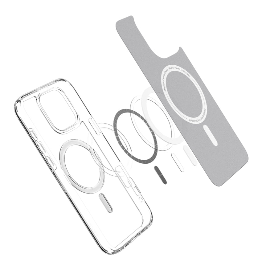 Spigen Crystal Hybrid Magfit for iPhone 16 Pro  - White