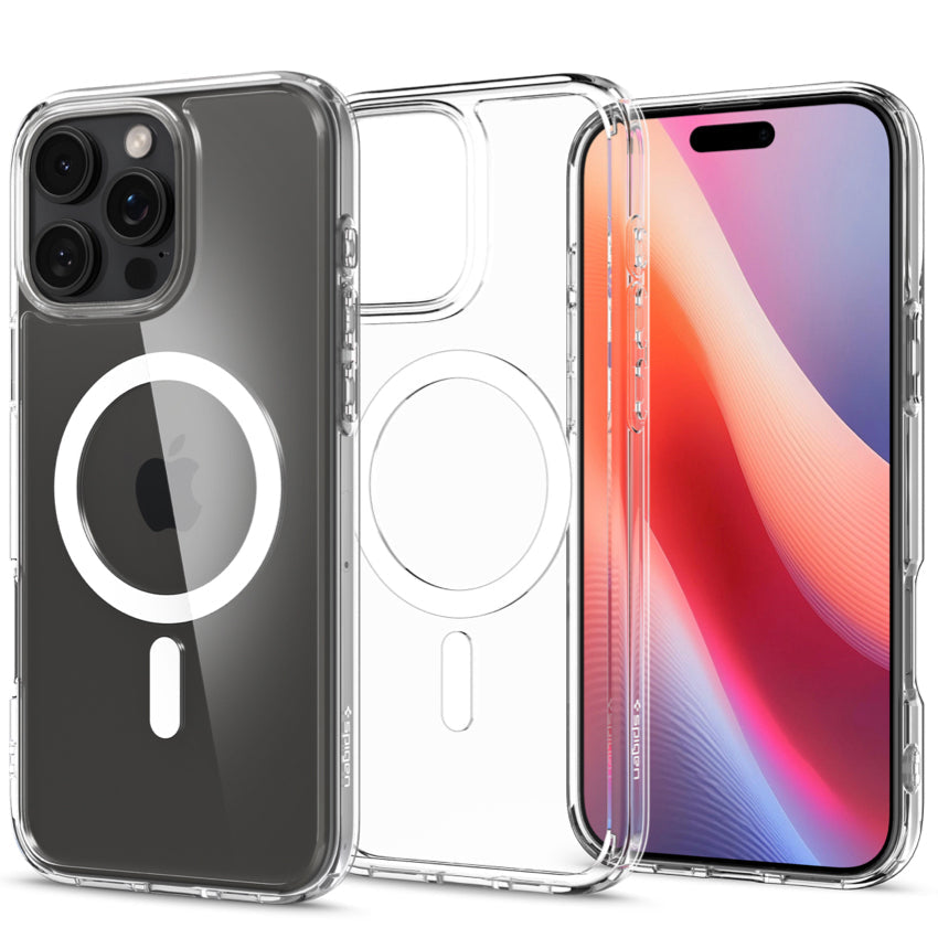 Spigen Crystal Hybrid Magfit for iPhone 16 Pro  - White