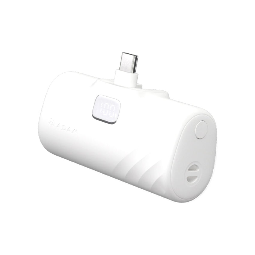 Adam Element Gravity F5C Pocket Power Bank 5000 mAh - White