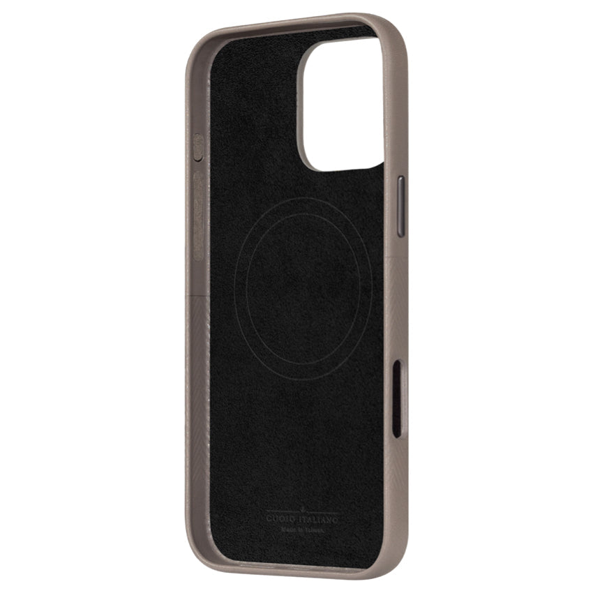 ALTO Herring Leather Mag Case for iPhone 16 Pro Max - Cement