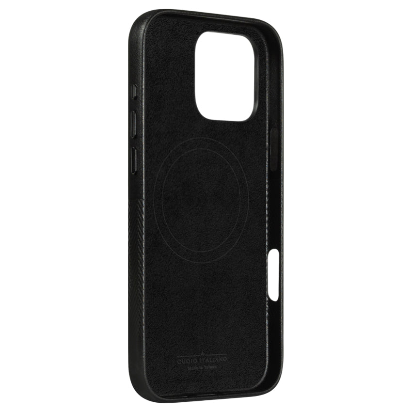 iPhone 16 Pro Max Case Alto Herring Leather MagSafe - Raven