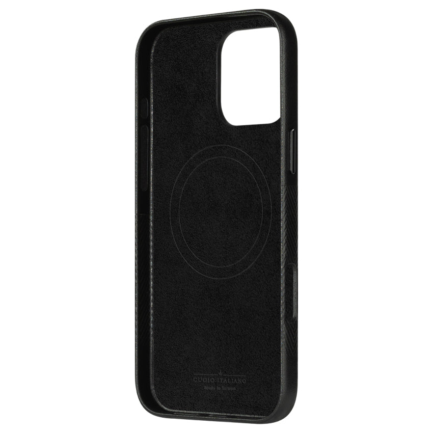 iPhone 16 Pro Max Case Alto Herring Leather MagSafe - Raven