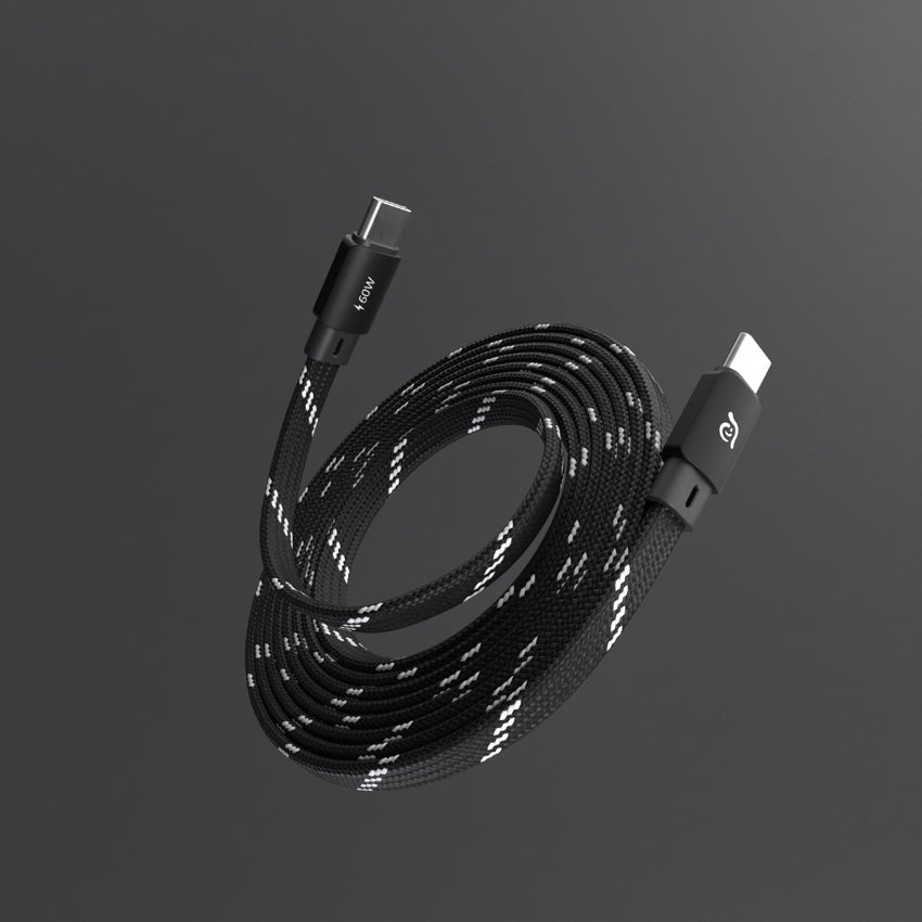Adam Element Casa C to C Magnetic Flat Cable 60W 1M - Black