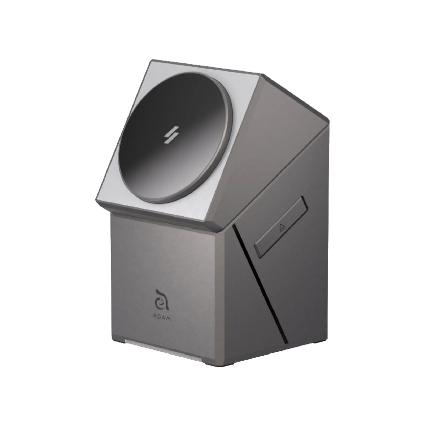 Adam Element Mag Qube Qi2 3-in-1 Intelligent Charging Station-Titanium