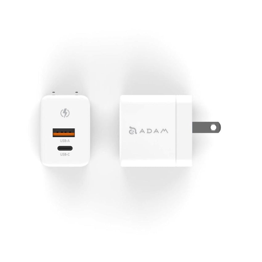 ADAM ELEMENTS OMNIA X35A GaN 35W USB-C and USB-A Compact Charger - Black
