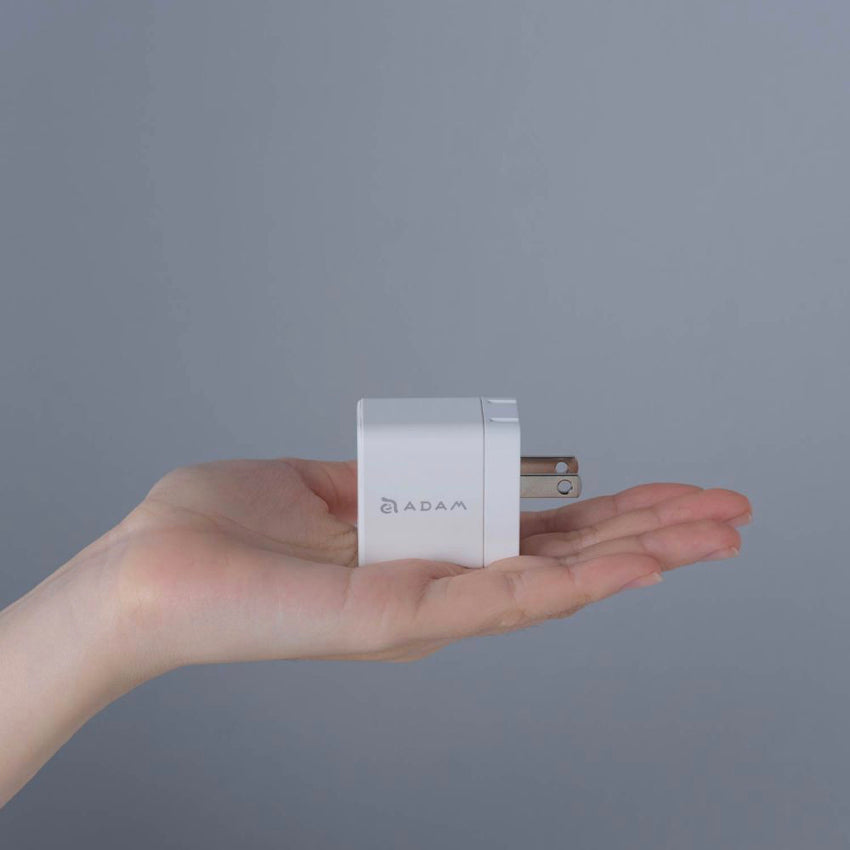 ADAM ELEMENTS OMNIA X35A GaN 35W USB-C and USB-A Compact Charger - Black