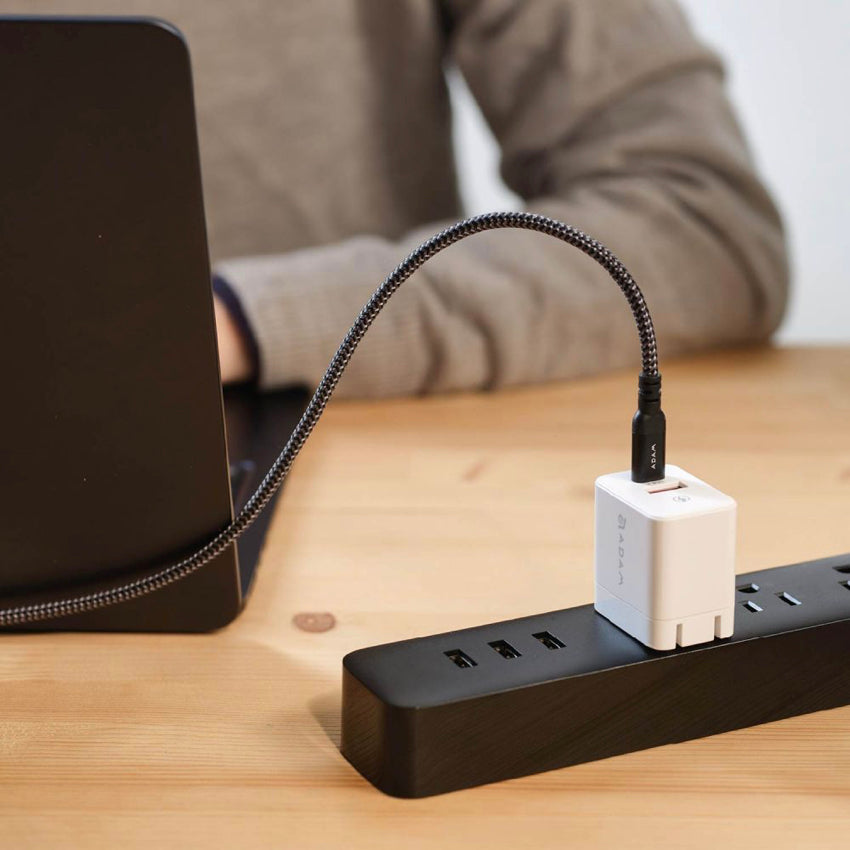 ADAM ELEMENTS OMNIA X35A GaN 35W USB-C and USB-A Compact Charger - Black