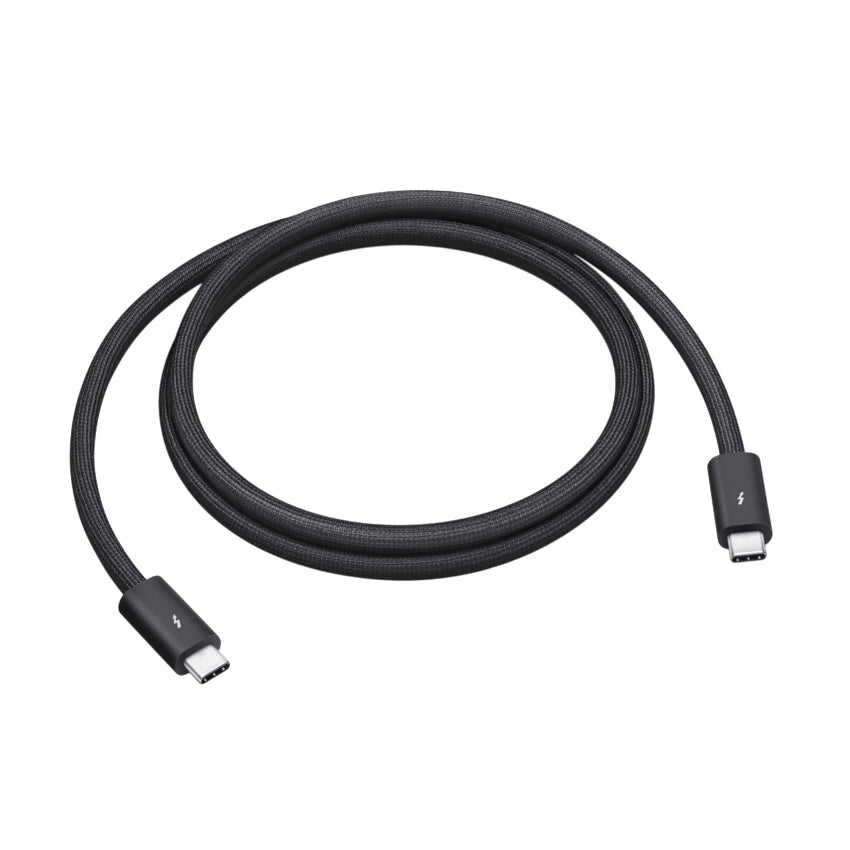 Apple Thunderbolt 5 Pro สายถักดีไซน์พรีเมียม รองรับชาร์จไฟ 240W และจอ DisplayPort 2.1 ต่อพ่วงอุปกรณ์ Mac และ iPad ได้ครบจบในเส้นเดียว