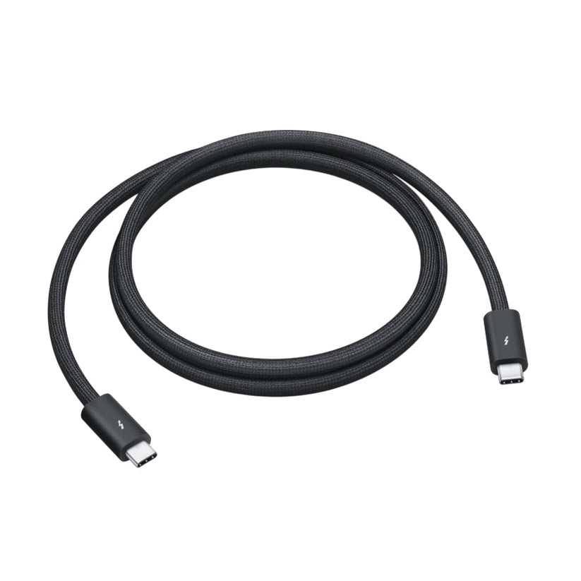 Apple Thunderbolt 5 Pro สายถักดีไซน์พรีเมียม รองรับชาร์จไฟ 240W และจอ DisplayPort 2.1 ต่อพ่วงอุปกรณ์ Mac และ iPad ได้ครบจบในเส้นเดียว
