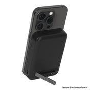 แบตเตอรี่สำรองพกพา BoostCharge Magnetic Qi2 15 วัตต์ พร้อมขาตั้งในตัว ความจุ 10000 mAh สี Black จากแบรนด์ BELKIN